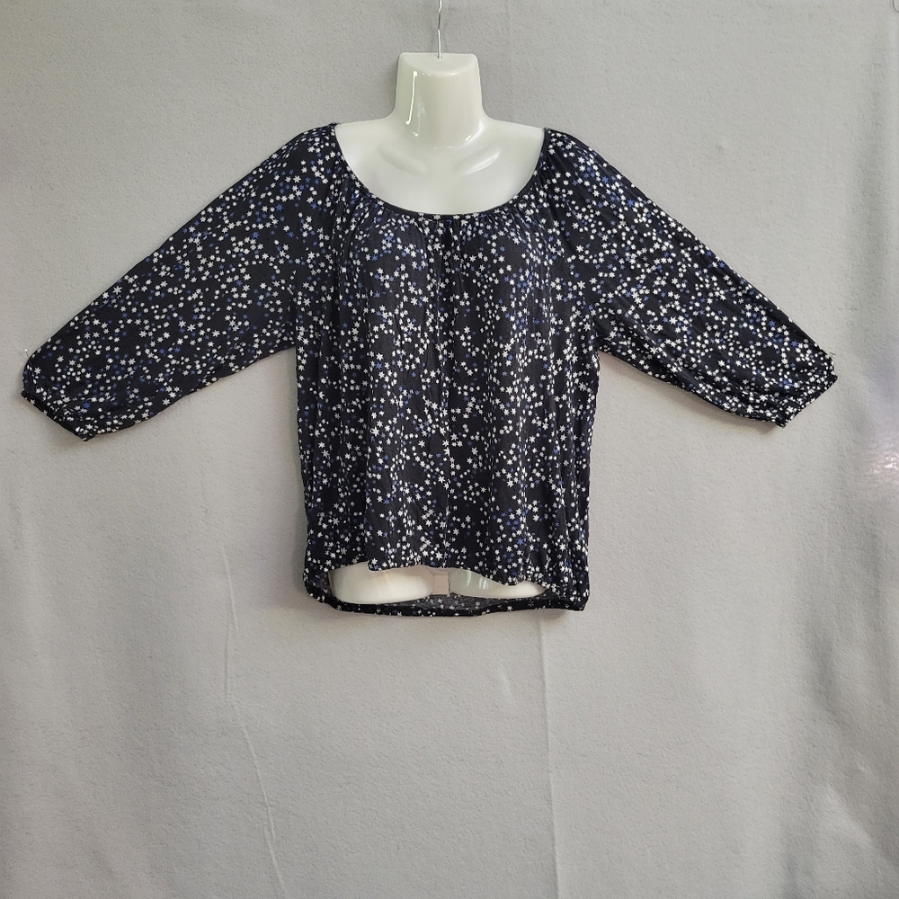 Michael Michael Kors Knit top with Stars Black Blue Silver White XL